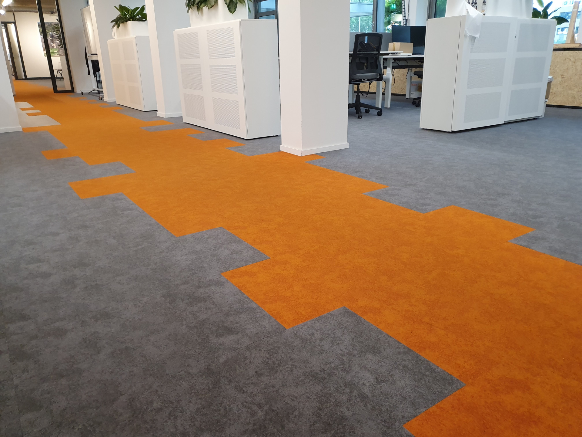 Hotel- of kantoorgang met Flotex vloer